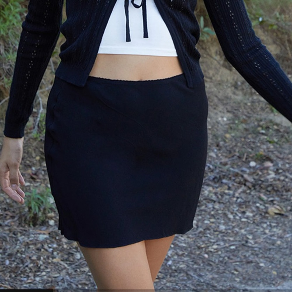 Brandy Sephira black mini skirt NWOT